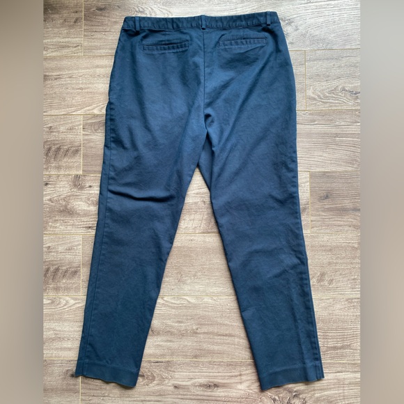 Michael Kors navy blue trousers pants with gold details 97% cotton - Picture 6 of 12